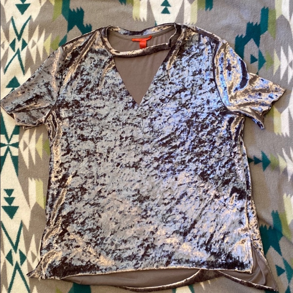 Chelsea & Violet cutout neck top
